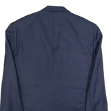 JAEGER Slim Fit Mens Blazer Jacket Blue Wool M
