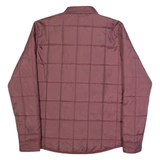 QUIKSILVER Mens Quilted Jacket Maroon S
