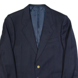 JAEGER Mens Blazer Jacket Blue Wool M