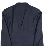JAEGER Mens Blazer Jacket Blue Wool M