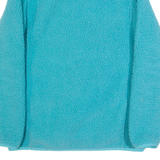 LANDS END Womens Fleece Jacket Blue S