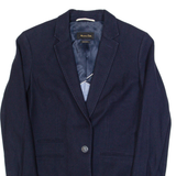 MASSIMO DUTTI Womens Blazer Jacket Blue S
