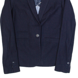 MASSIMO DUTTI Womens Blazer Jacket Blue S