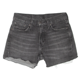 LEVI'S 511 Cut-Off Womens Denim Shorts Black Slim M W29