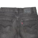 LEVI'S 511 Cut-Off Womens Denim Shorts Black Slim M W29