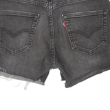 LEVI'S 511 Cut-Off Womens Denim Shorts Black Slim M W29