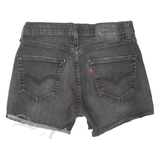LEVI'S 511 Cut-Off Womens Denim Shorts Black Slim M W29