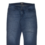 7 FOR ALL MANKIND Slimmy Luxe Sport Mens Jeans Blue Slim Straight W36 L28