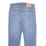 LEVI'S 502 Jeans Big E Mens Blue Regular Tapered Stone Wash W32 L26