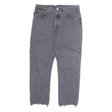 LEVI'S 501 Jeans Mens Grey Regular Straight W30 L26