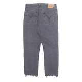 LEVI'S 501 Jeans Mens Grey Regular Straight W30 L26