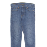 LEVI'S 512 BIG E Jeans Mens Blue Slim Tapered Stone Wash W30 L32
