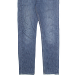 LEVI'S 512 BIG E Jeans Mens Blue Slim Tapered Stone Wash W30 L32
