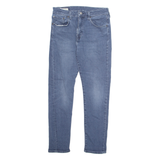 LEVI'S 512 BIG E Jeans Mens Blue Slim Tapered Stone Wash W28 L28