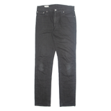 LEVI'S 511 BIG E Jeans Mens Black Slim Straight W30 L32
