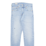 LEVI'S 512 BIG E Jeans Womens Blue Slim Tapered Stone Wash W27 L30