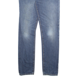 LEVI'S 512 Jeans Mens Blue Slim Tapered Stone Wash W33 L32