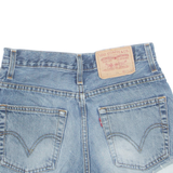LEVI'S Cut Off 507 Womens Denim Shorts Blue S W27