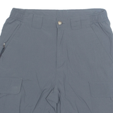 COLUMBIA Mens Utility Shorts Grey M W30