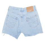 LEVI'S Cut Off Premium E Womens Denim Shorts Blue XS W27
