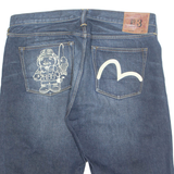 EVISU Mens Jorts Shorts Blue L W37