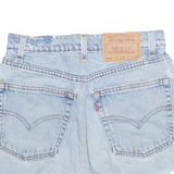 LEVI'S Cut Off 505 Womens Denim Shorts Blue S W28