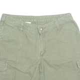 CARHARTT Womens Cargo Shorts Green UK 12 W32