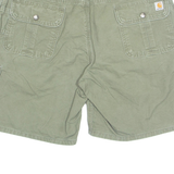CARHARTT Womens Cargo Shorts Green UK 12 W32