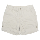 CARHARTT Turn Up Womens Utility Shorts Beige UK 10 W31
