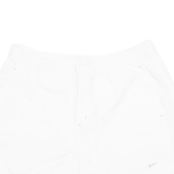 NIKE Womens Sports Shorts White L W32