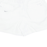 NIKE Womens Sports Shorts White L W32