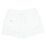 NIKE Womens Sports Shorts White L W32