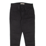LEVI'S 710 Womens Jeans Black Slim Skinny Denim W28 L26