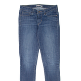 LEVI'S 711 Womens Jeans Blue Slim Skinny Denim Stone Wash W27 L32