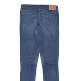 LEVI'S 711 Womens Jeans Blue Slim Skinny Denim Stone Wash W27 L32