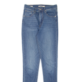 LEVI'S Mile High BIG E Womens Jeans Blue Slim Skinny Denim Stone Wash W27 L32