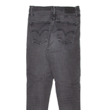 LEVI'S Mile High BIG E Womens Jeans Black Slim Skinny Denim W28 L28