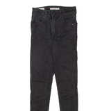 LEVI'S Mile High BIG E Womens Jeans Black Slim Skinny Denim W23 L28