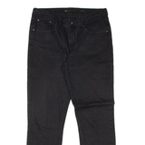 LEVI'S Womens Jeans Black Regular Straight Denim W30 L29