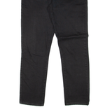 LEVI'S Womens Jeans Black Regular Straight Denim W30 L29