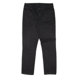 LEVI'S Womens Jeans Black Regular Straight Denim W30 L29