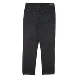 LEVI'S Womens Jeans Black Regular Straight Denim W30 L29