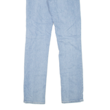 LEVI'S 724 High Rise BIG E Womens Jeans Blue Regular Straight Denim Stone Wash W25 L30