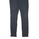 LEVI'S 711 Womens Jeans Black Slim Skinny Denim W24 L32