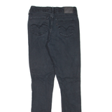 LEVI'S 711 Womens Jeans Black Slim Skinny Denim W24 L32