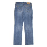 LEVI'S 570 Womens Jeans Blue Regular Straight Denim Stone Wash W29 L29