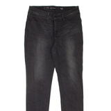 LEVI'S Mid Rise Womens Jeans Black Slim Skinny Denim Stone Wash W28 L32