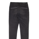 LEVI'S Mid Rise Womens Jeans Black Slim Skinny Denim Stone Wash W28 L32