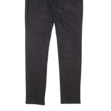 LEVI'S Mid Rise Womens Jeans Black Slim Skinny Denim Stone Wash W28 L32