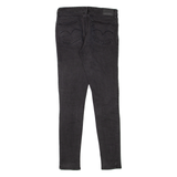 LEVI'S 711 Womens Jeans Black Slim Skinny Denim W29 L31